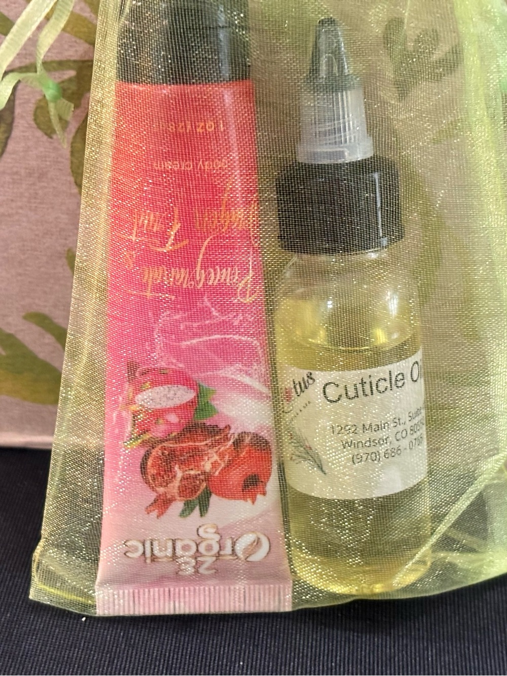 Pomegranate & Dragon Fruit Body Cream with Cuticle Oil - Pink & Yellow Duo - Picture 13 of 13